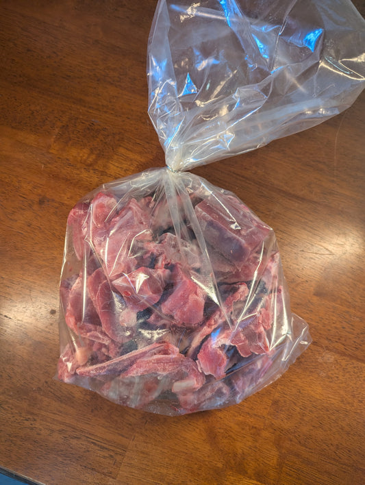 Cubed Lamb with bone-in- 3lb pack